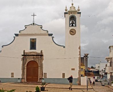 Start bij de kerk in Santa Catarina