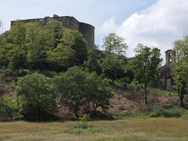 Het kasteel van La Bastide de Virac was op woensdag gesloten!
