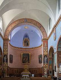 Gordes<br>Altaar in de St Firmin kerk