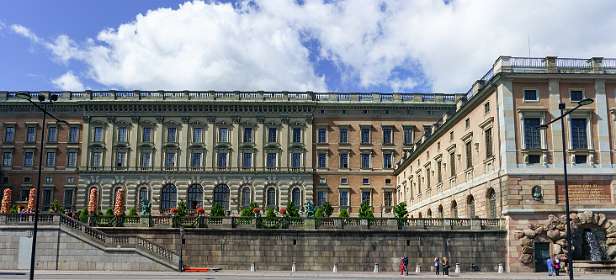 Stockholm<br>Koninklijk paleis na de bruiloft