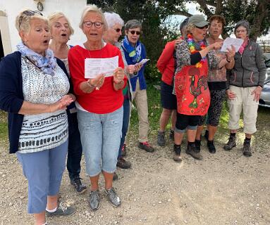 Tiny v Z, Corrie K, Ida V, Riet, Joanne, Hennie, Ine, Tiny P