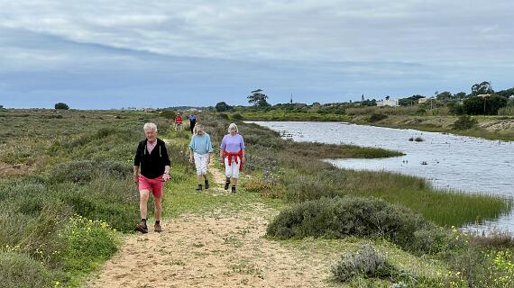 Nu lopen we op het pad van de  Fuseta West wandeling