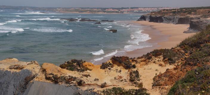 Vila Nova de Milfontes komt in zicht