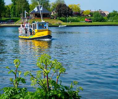 Het tweede pontje over de Gouden Ham