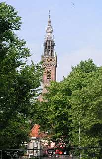 Toren van de Grote Kerk in Edam