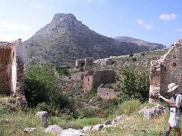 De Grias berg vanaf Spilia
