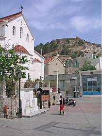 De kerk in Volissos