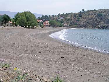 Het strand van Limnos