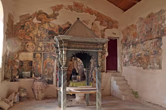 Vathi - Perachori - Agios Ionnis - Perachori - Taxiarxes klooster - Vathi