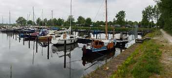 De haven van Camping Lauwersoog