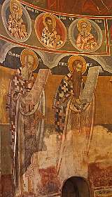 Fresco's in het klooster