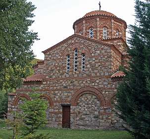 St Leontie kerk in Vodoca