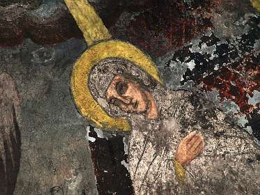 Fresco in St Bogordica kerk