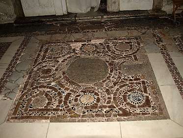 Mozaiek in St Bogordica kerk