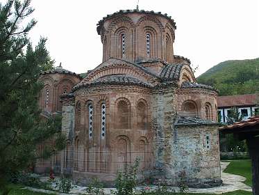 St Bogordica kerk in Veljusa
