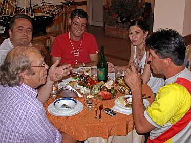 Diner met Vasko, echtgenote en vrienden