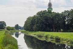 Schipbeek met de TV toren vam Markrlo
