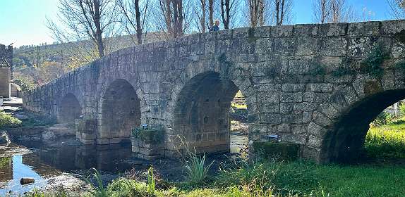 De oude romeinse brug in Portagem