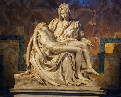 Rome<br>De Pietà van Michelangelo in de St Pieter