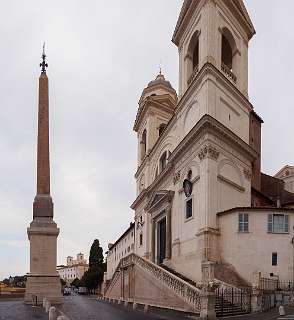 Rome<br>Trinità dei Monti boven de Spaanse trappen