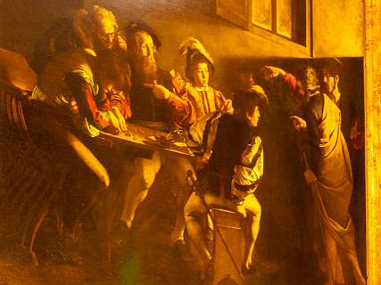 Rome<br>Caravaggio ‘De Roeping van Mattheüs”