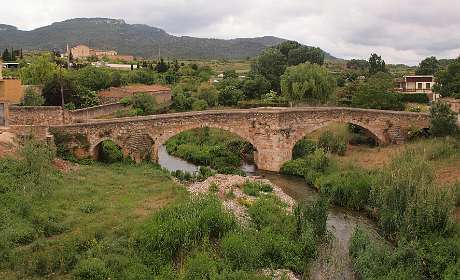 De brug bij Montblanc