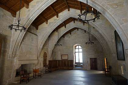 Gotische zaal van de abt
