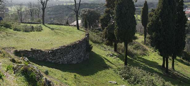 De kasteeltuin van Aracena