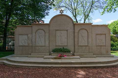 Het monument "Joodse dankbaarheid"
