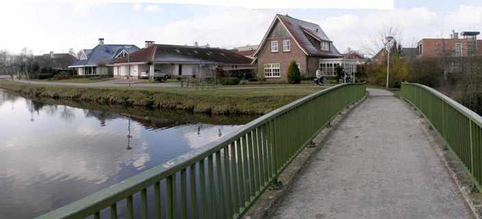 210° panorama langs het kanaal Almelo-Nordhorn / Lateraal kanaal