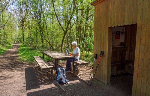 Hier wachtten de 'Juffers van Palthe' op de stoomtram