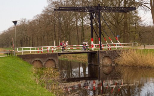 Brug over het kanaal Almelo-Nordhorn
