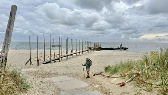 Hier vertrekt de boot naar Vlieland