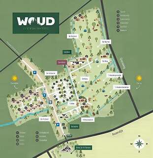 Plattegrond van de camping  (© copyright   Woutershok )